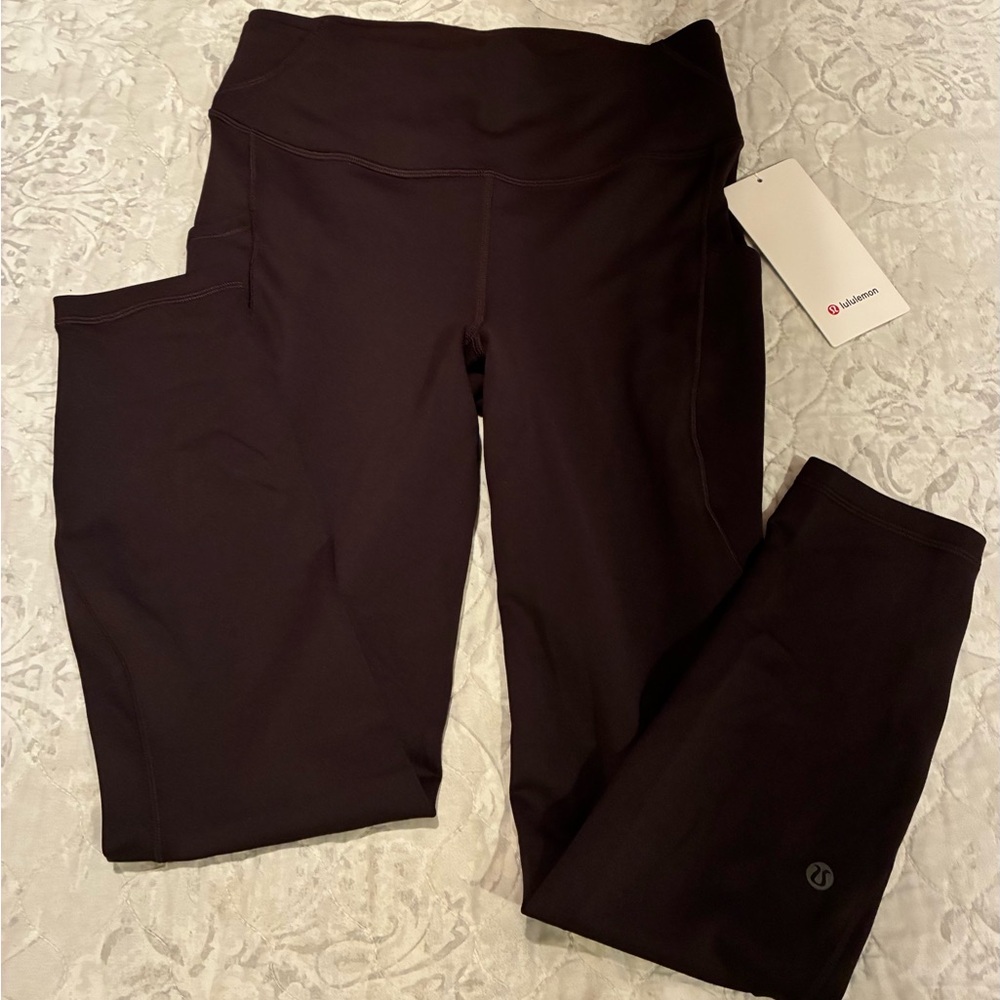 lululemon athletica Dark Brown High-Rise Pocket Leggings